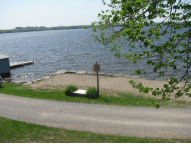150 feet of beach front on Cameron Lake